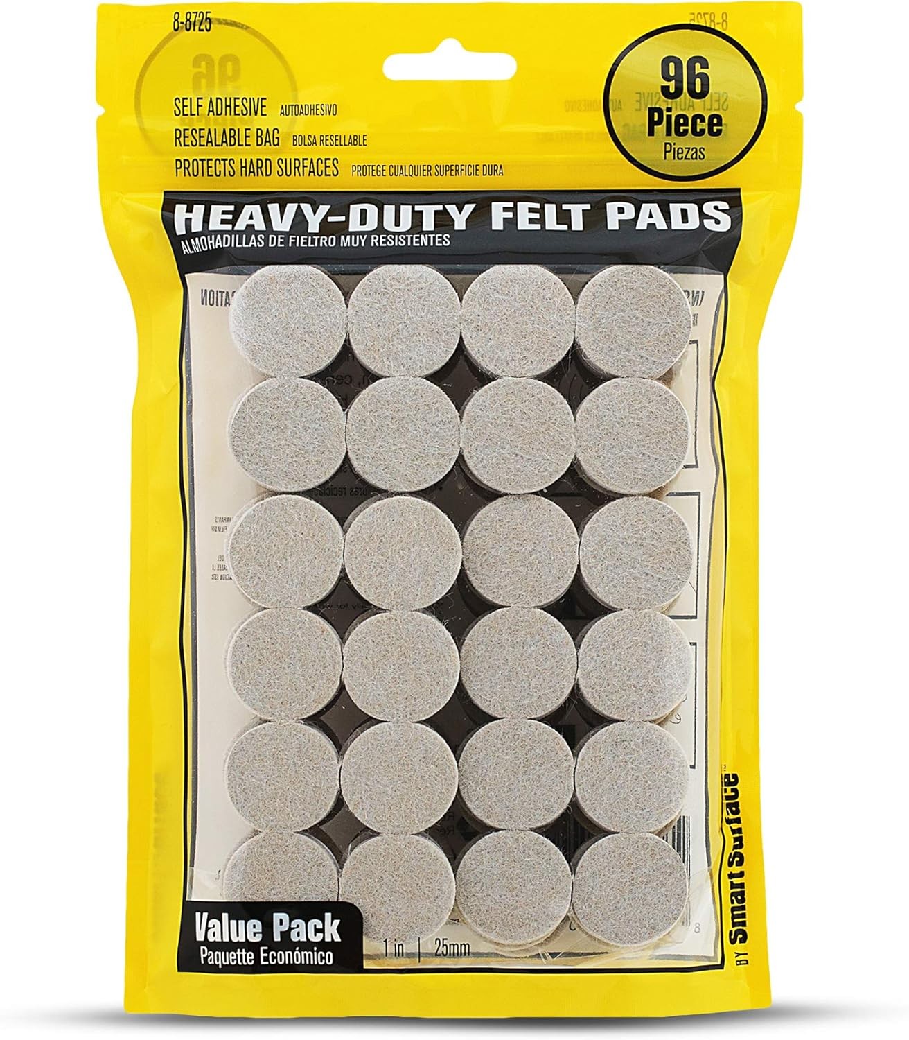 Smart Surface Heavy-Duty Self-Adhesive Felt Pads
