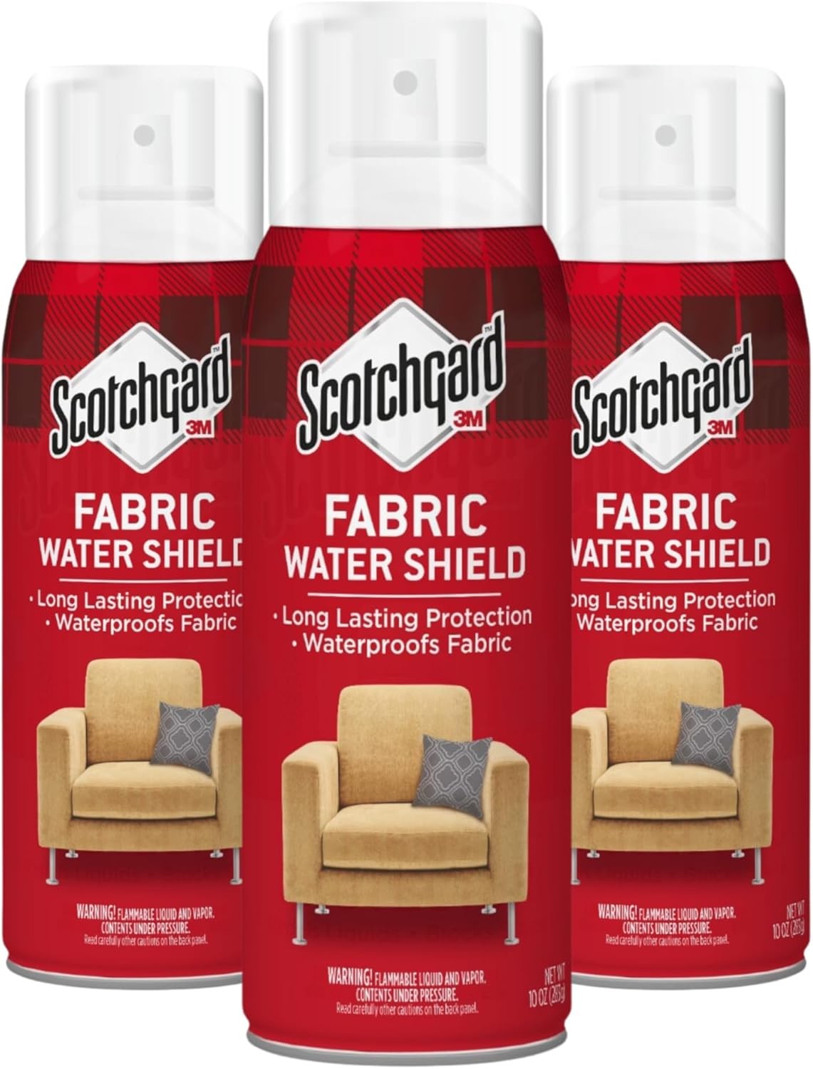 Scotchgard Fabric & Upholstery Protector (3-Pack)