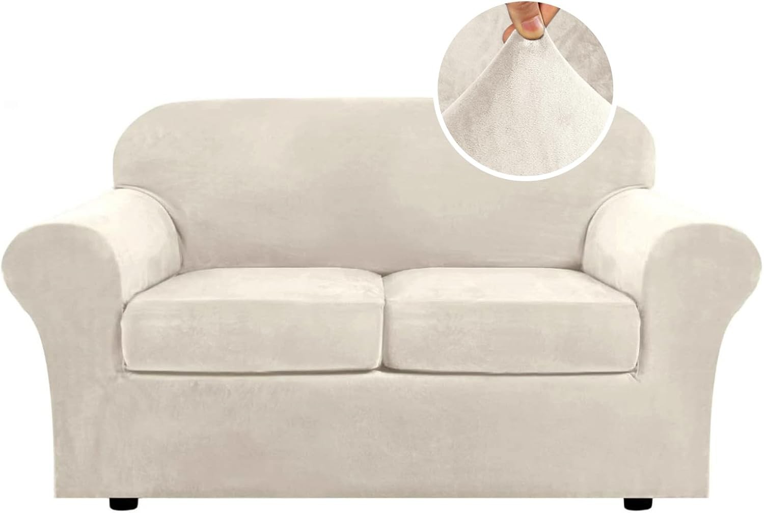H.VERSAILTEX Stretch Loveseat Slipcover (2-Cushion)