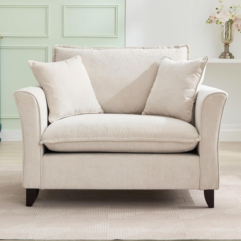 Merax Chenille Cloud Accent Chair