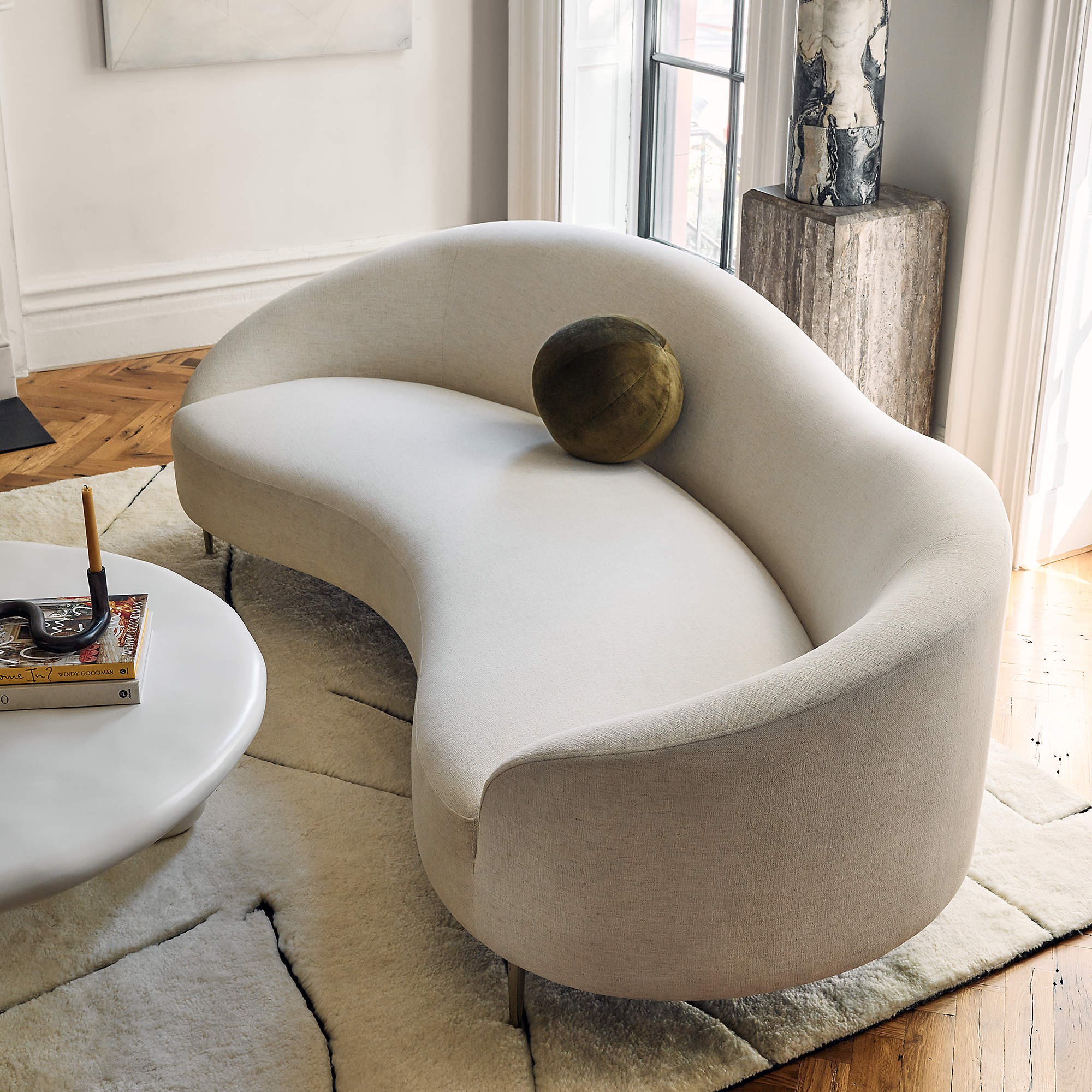 CB2 Curvo Sofa by goop
