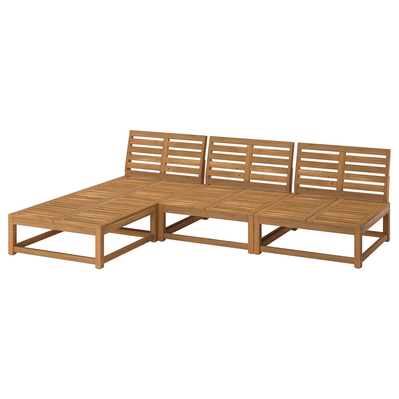 IKEA NÄMMARÖ 3-Seat Modular Sofa with Chaise Review: The Acacia Outdoor Line at $1,100