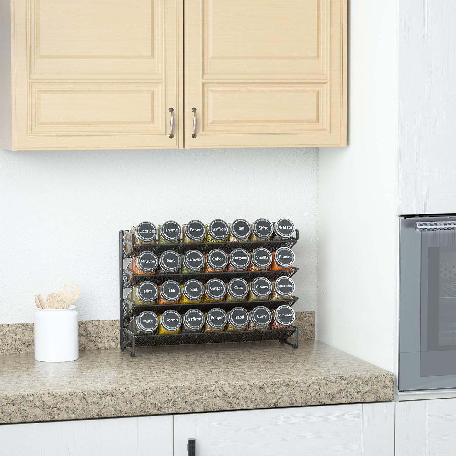 Lifestyle hero for The Best Spice Rack Organizers for Cabinets on Amazon (2026)