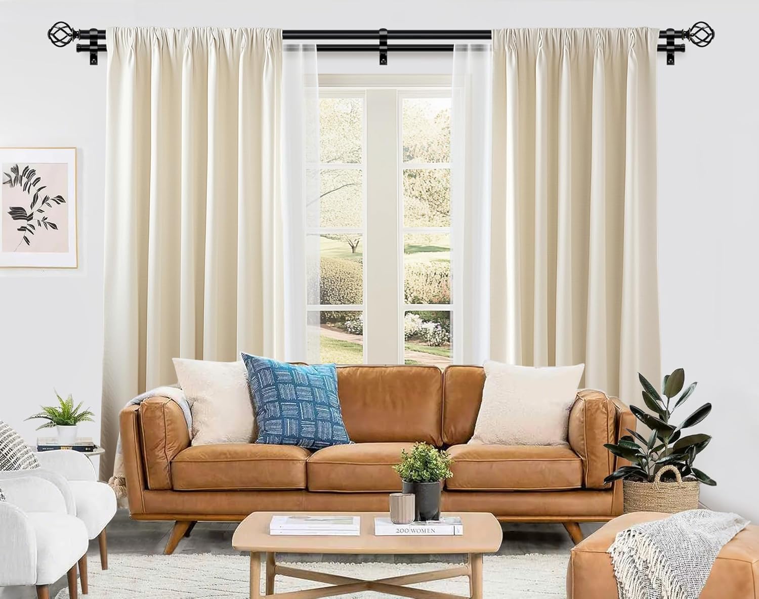 Lifestyle hero for The Best Curtain Rods for Large Windows on Amazon (2026)