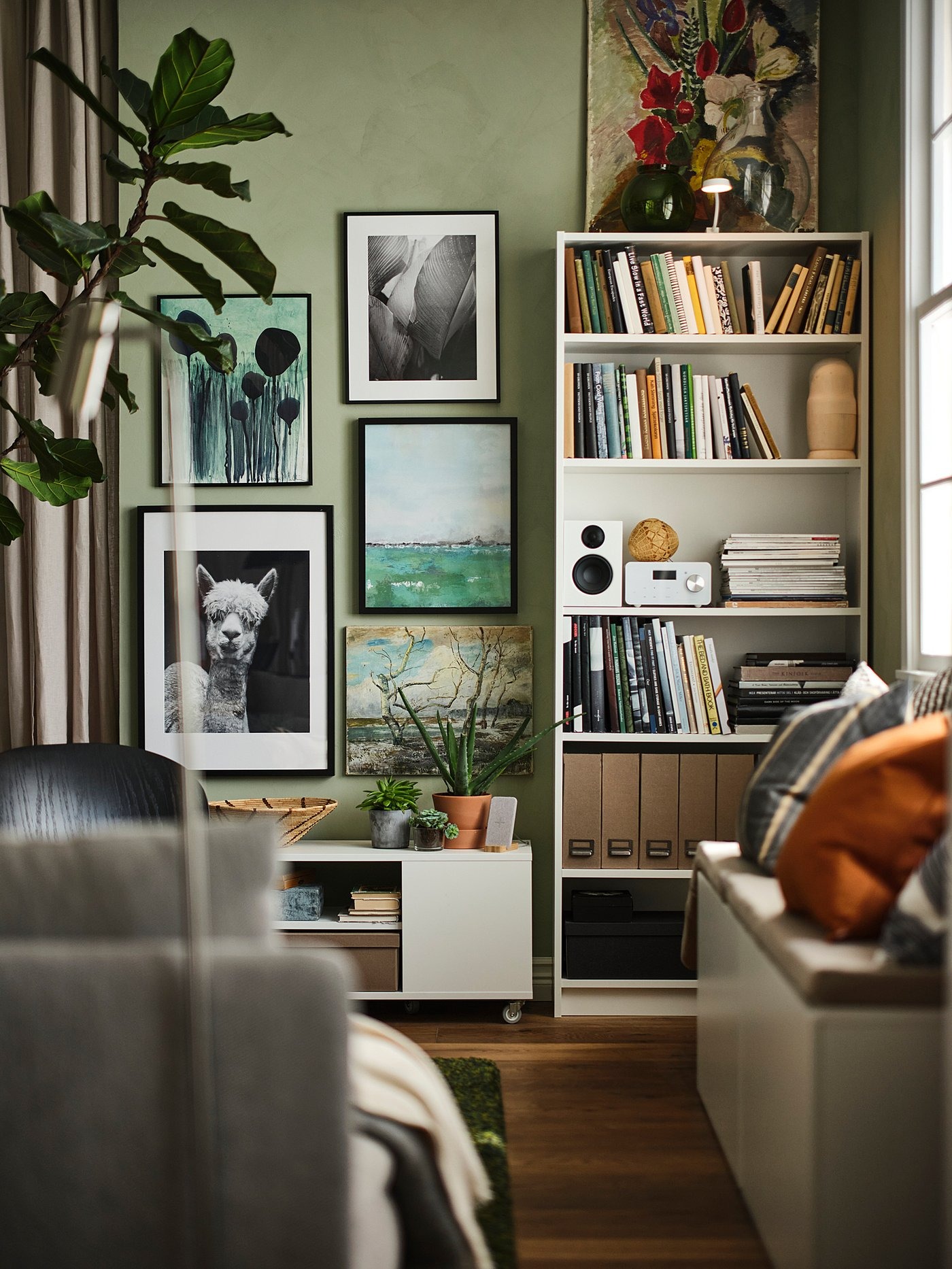 IKEA BILLY Bookcase in styled room
