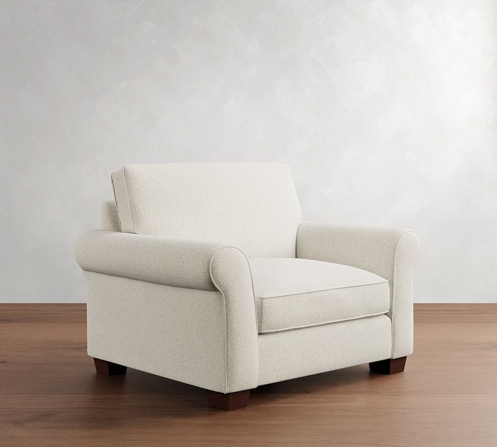 Pottery Barn Comfort Roll Arm Chair and a Half