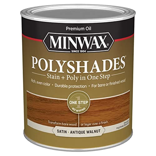 Minwax PolyShades Stain plus Polyurethane, Quart