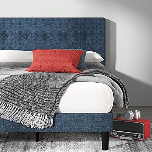 Zinus Omkaram Upholstered Platform Bed Frame, Queen