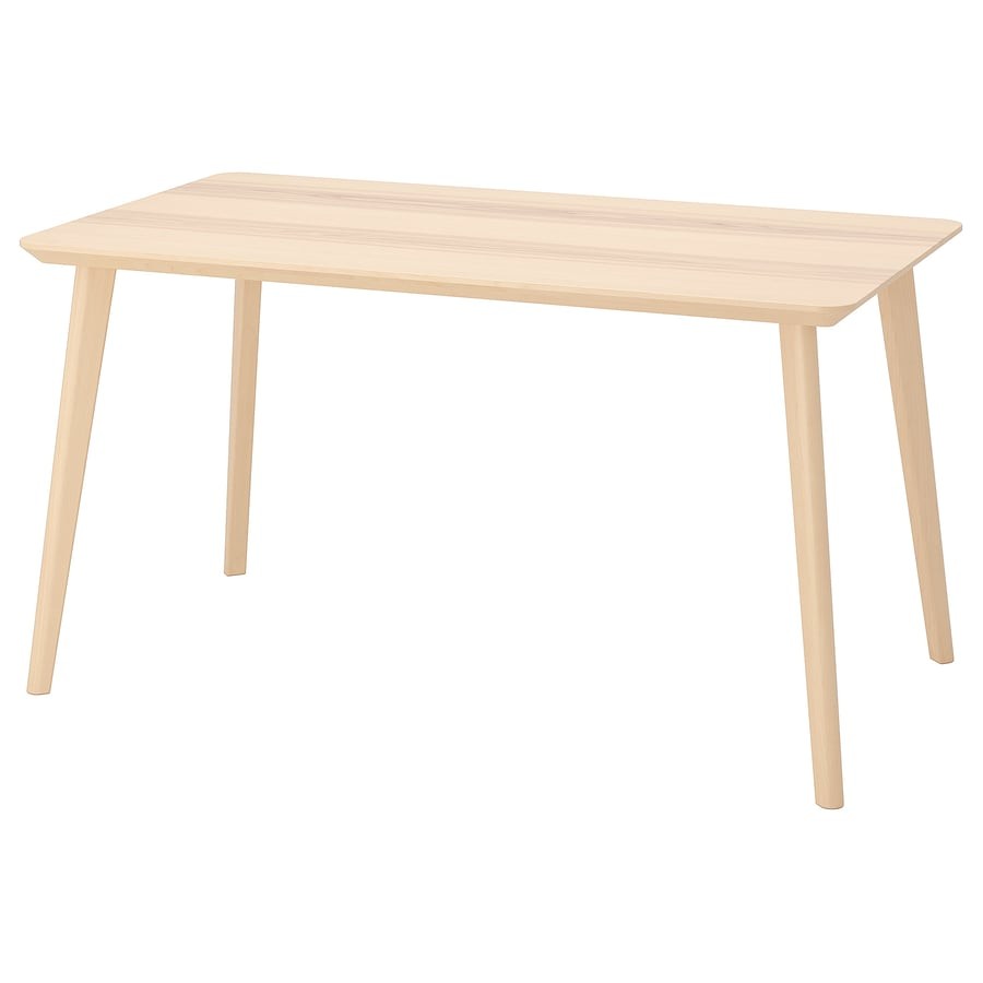 IKEA LISABO dining table in ash veneer