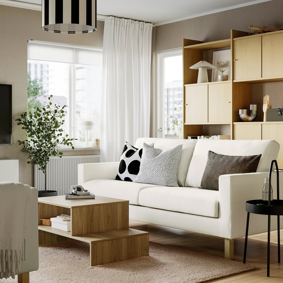 IKEA SALTSJÖBADEN 3-seat sofa in Blekinge white