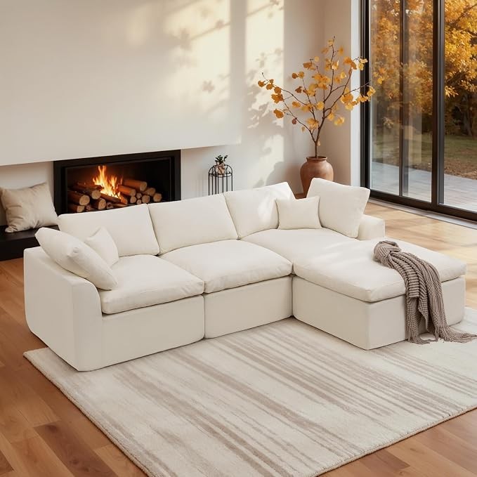 Korser boneless cloud-style modular sectional, an Amazon RH Cloud alternative