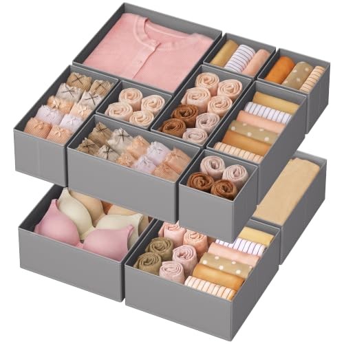 SONGMICS Drawer Organizer Dividers, Set of 12