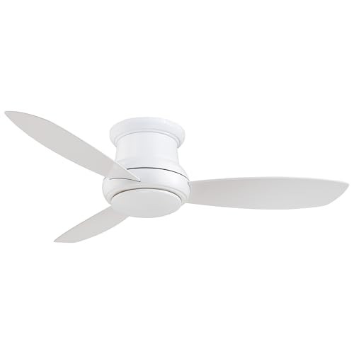 Minka-Aire Concept II F519L-WH 52" LED Flush Mount Ceiling Fan