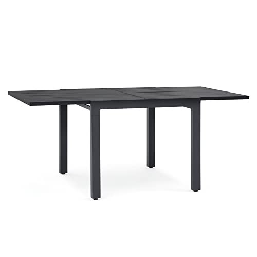 Soleil Jardin Aluminum Extendable Outdoor Dining Table, 35" to 71"