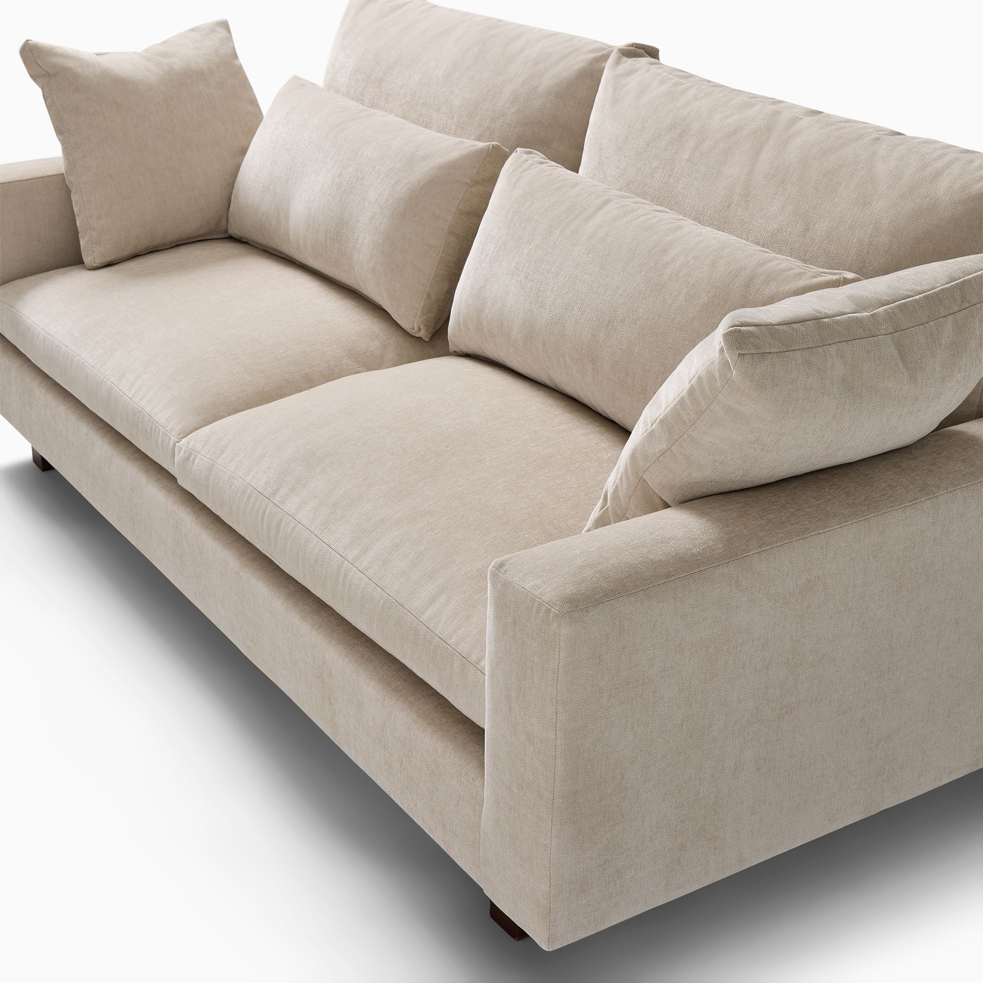 West Elm Harmony Sofa in performance velvet